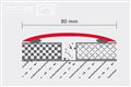 Leveling profile self-adhesive tape 80 mm